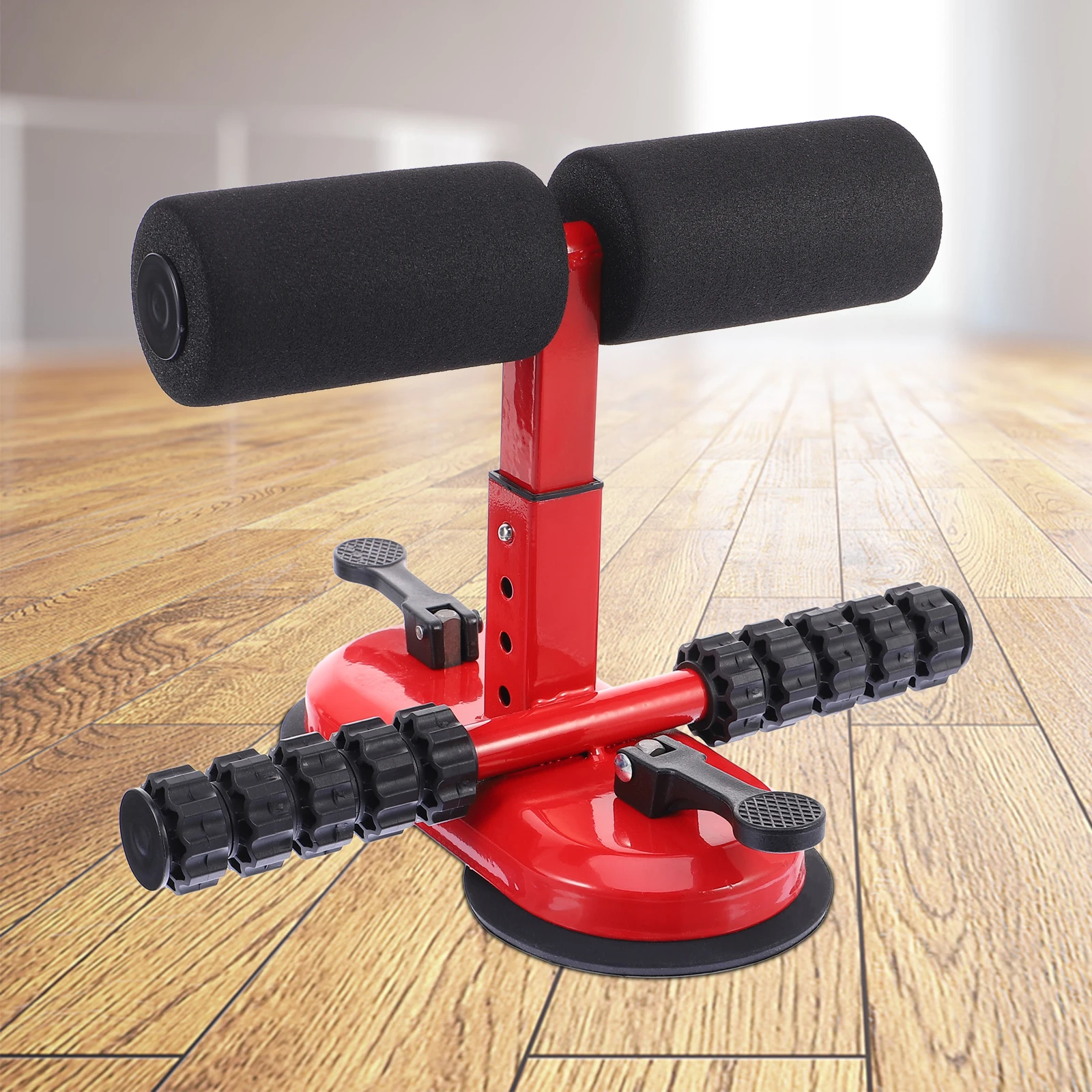 

Upgraded Sit-Up Assist Device Portable Abdominal Curl Aid Adjustable Belly Fitness Equipment Reinforced Wear Resistant Home