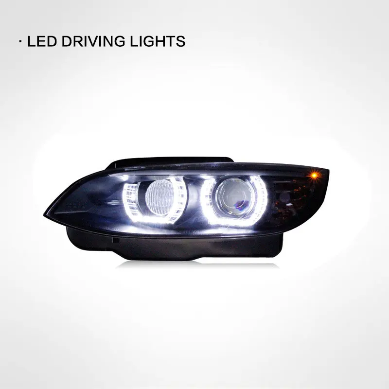 Head Lamp for BMW E92 E93 LED Headlight 2006-2013 Headlights 330I 335I DRL Turn Signal High Beam Angel Eye Projector Lens