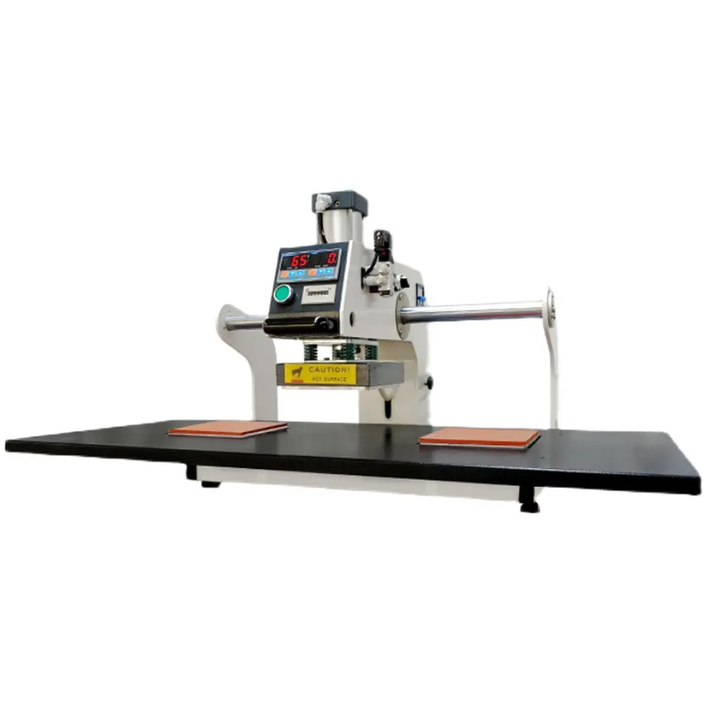 Pneumatic Upward Sliding 15 X15cm Double Station Hot Stamping Machine Heat Transfer Hot Stamping Machine 2025 NEW