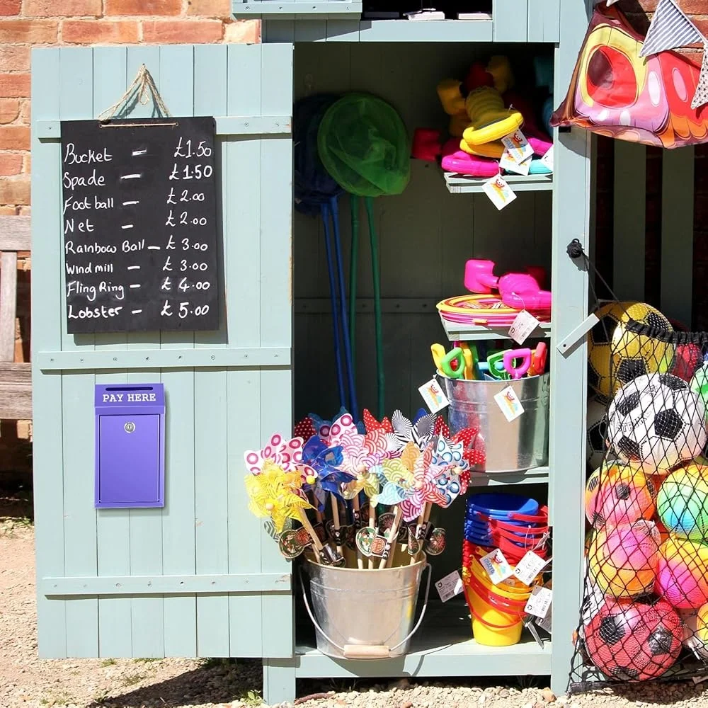 Locking Cash Collection Box Donations Metal Wall Mount Secure Mailbox with Delivery Slot Pre Drilled Easy Installation