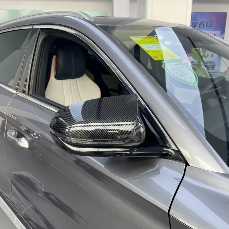 

3d наклейка на дверь, зеркало заднего вида, накладка, автомобильные детали для Byd Song Plus Dmi Ev, защитная декоративная защита 2022-2024, внешние аксессуары