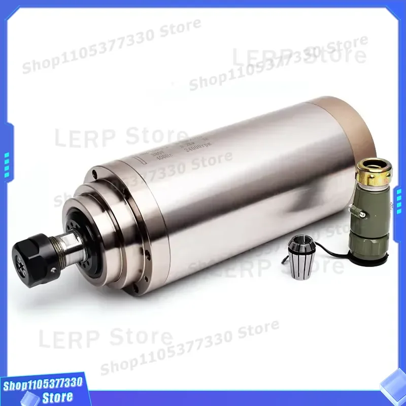 3.2kW 400Hz Water Cooled CNC Spindle Motor ER20 Collet GDZ100-3.2 High Speed Electric Router for Woodworking Milling Machine