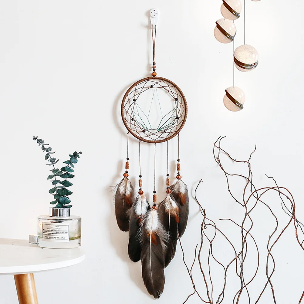

Dream Catcher Pendant Mysterious Pattern Wall Hanging Decor For Bedroom Living Room Garden Coffee Shop Holiday Gifts Wind Chimes