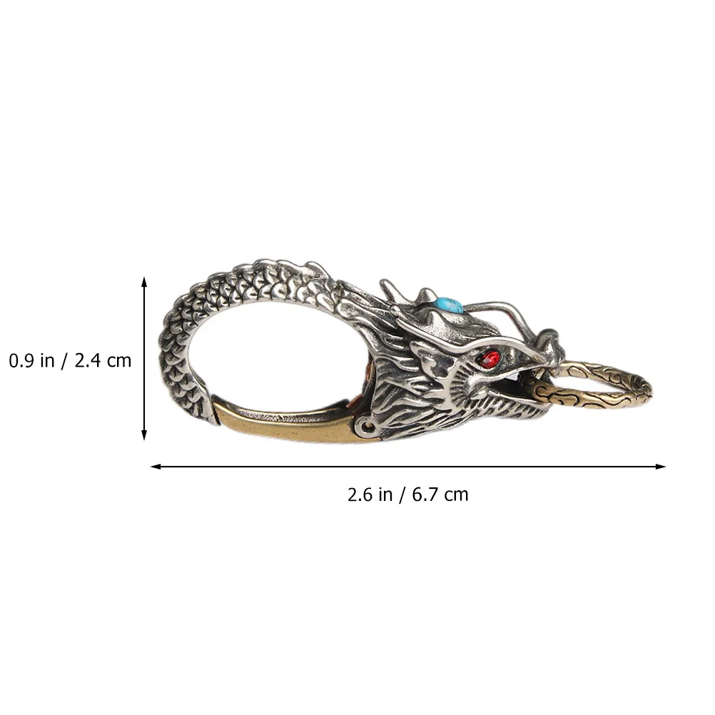 Key Holder Faucet Keychain Cuff Bracelet Chic Man Keys Rings for Men Dragon Bracelets