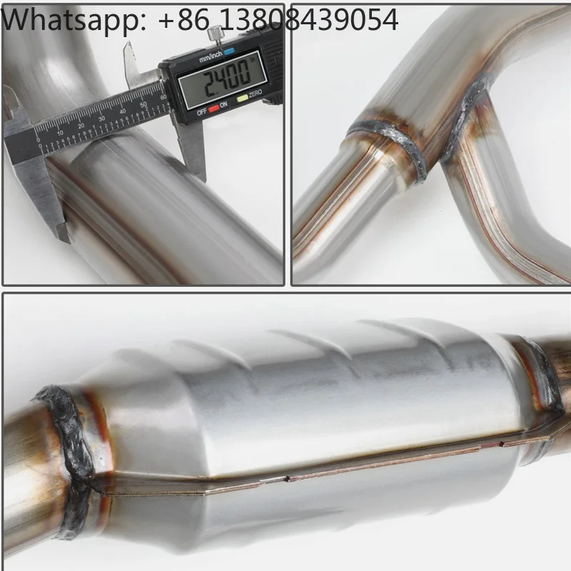 Front Exhaust Y Pipe Catalytic Converter Assembly For 07 08 09 Chevy Silverado 1500 GMC Sierra Yukon XL