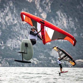 -Inflatable Air Hydrofoil Wing Foil Surfboard Sup Gonflable Pack Carbon Fiber Wing Board Pack Set Combo With Pump For Kitesurfin
