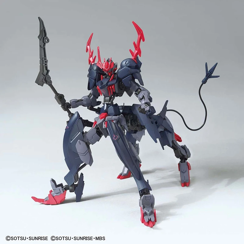 Kit Bandai Gundam Modelo para Crianças, Figura de Ação GUNPLA, Coleção GUNPLA, HG 1/144, Gundam Barbatuda, Brinquedos Genuínos