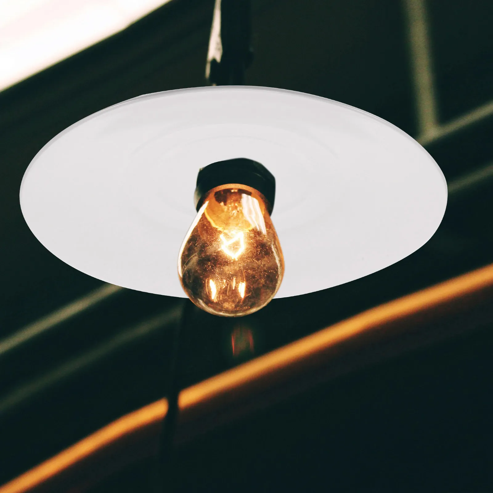 

Круглый водонепроницаемый плафон из нержавеющей стали для уличного фонаря, промышленный светильник для сада, фабрики, горнодобывающей промышленности, дорог, в ретро-стиле