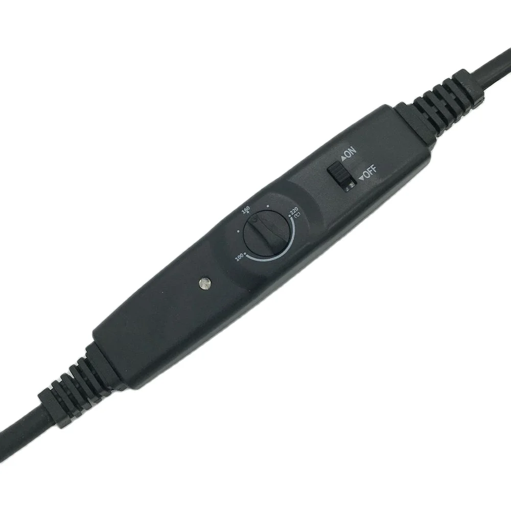 L601 Qualität Schwarz Wärme Haar Stecker Temperatur Steuerbar Wärme Eisen Haar Verlängerung Werkzeuge Kit – Detail 1