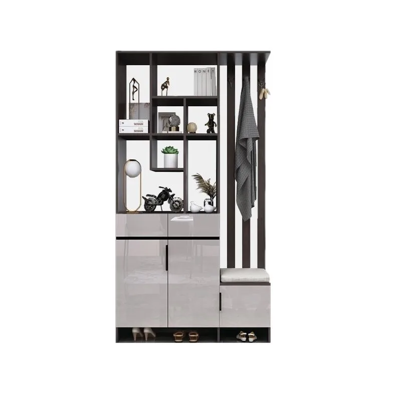 

New shoe cabinet, entrance cabinet, hanger integrated screen partition