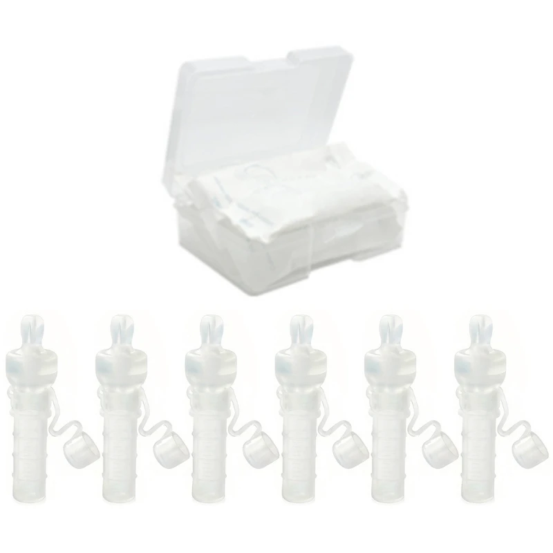 Tubo lactancia práctico, contenedor almacenamiento leche para bebé capacidad, 5ml, 6 uds.