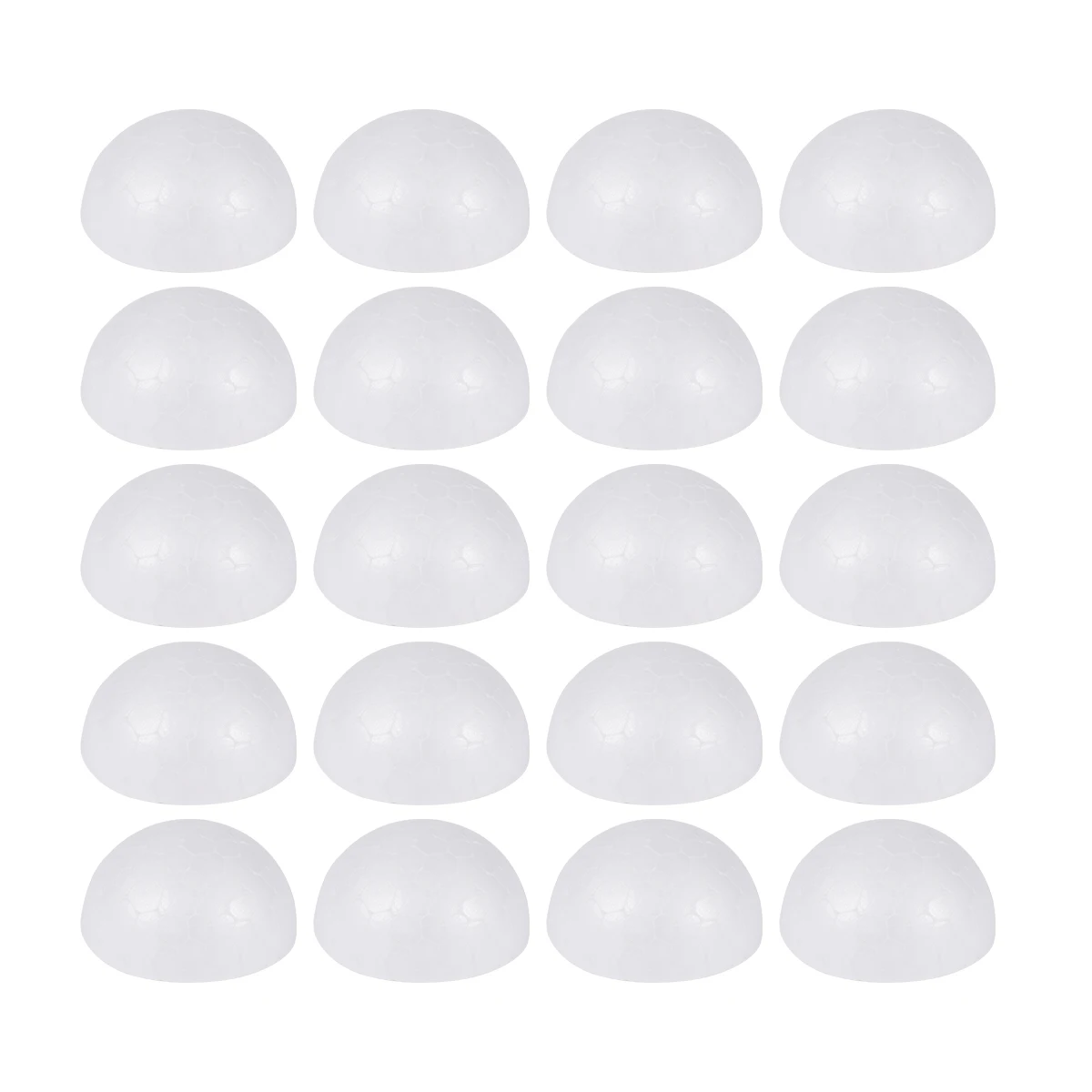 

50 pcs Foam Semicircle Balls Half Craft Ornament For Diy Flower Arrangement Children Art Projects Holiday Decor