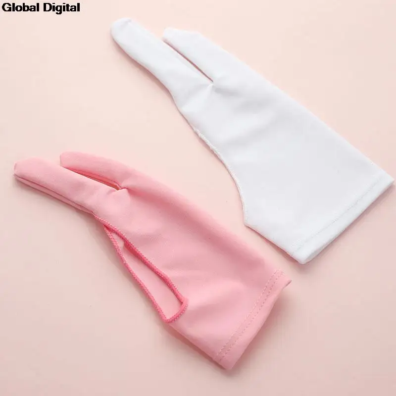 2 Finger Anti-fouling Glove,both For Right And Left Hand Artist Drawing For Any Graphics Drawing Tablet