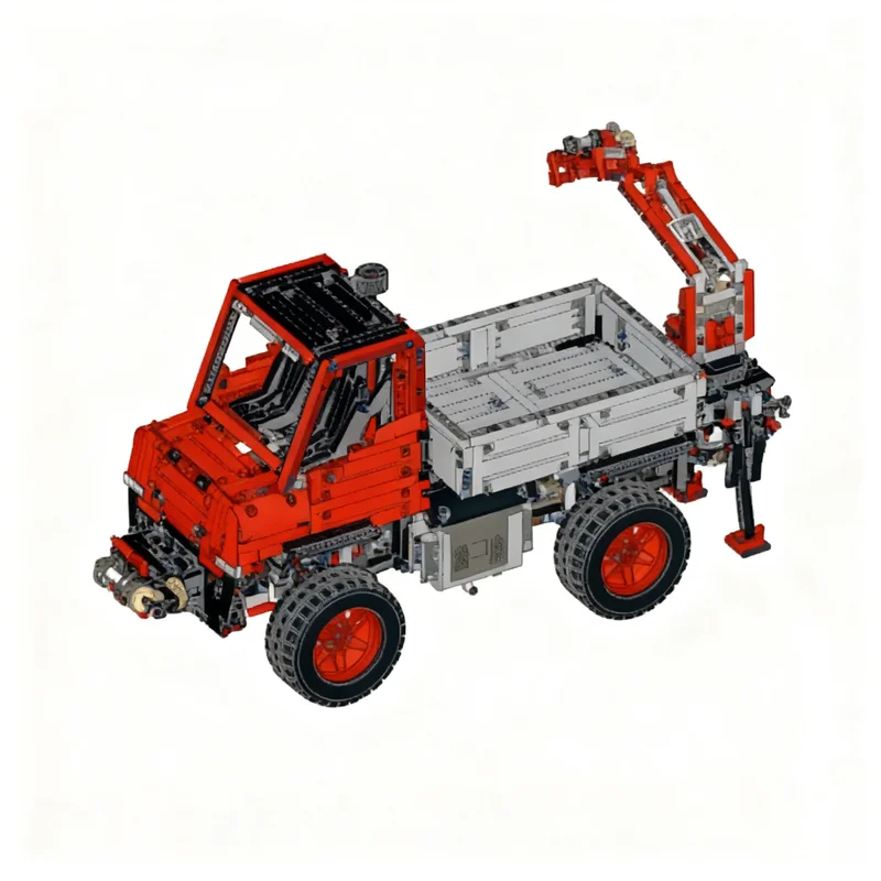 2005pcs MOC Model C Unimog Truck Model Building Blocks Toys Architecture Christmas Gift Assemble Birthday Creative Education DIY