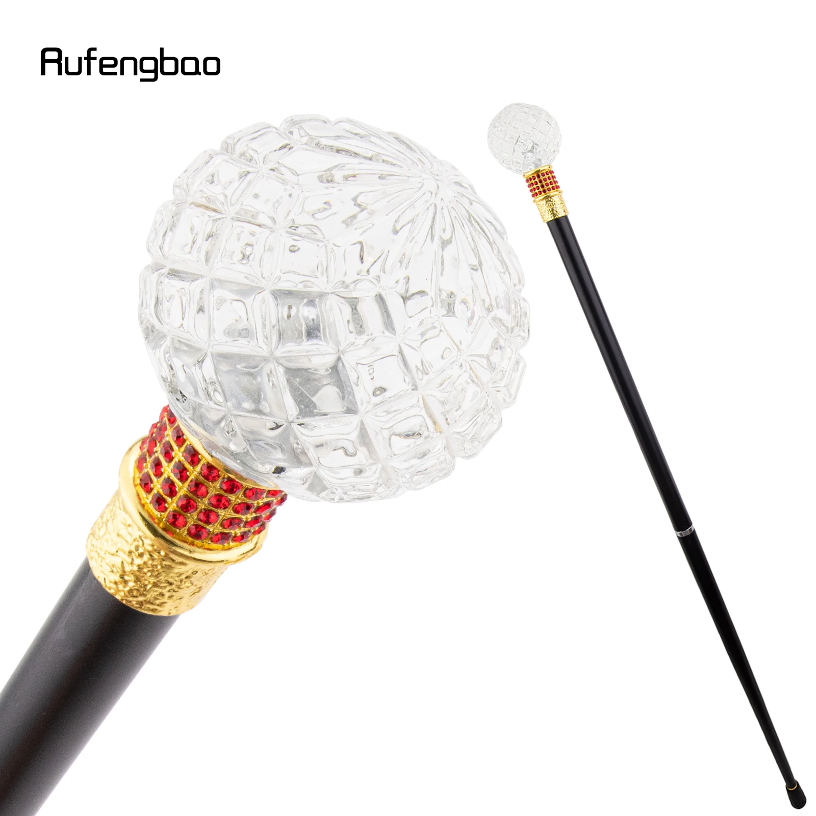 

Прозрачный шар, стекло, золотисто-красный сплав, сказочные палочки для девочек, палочка принцессы, косплей, свадьба, день рождения, 90 см