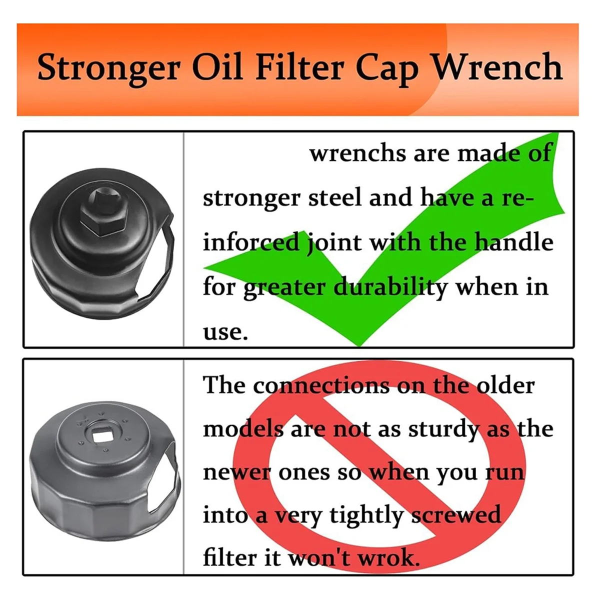 

ABNJ Oil Change Kit for Tool, Oil Filter Wrench, Oil Funnels Set, Motorcycle Primary Case Oil Funnel, 50PCS O-Ring