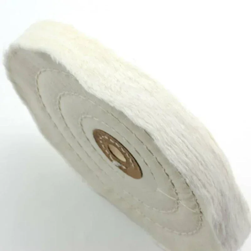 150mm Cloth Polishing Wheel Flannel Cotton Buffing Dics Gold Silver Jewelry Metal Sanding Pads For Angle Grinder Polisher