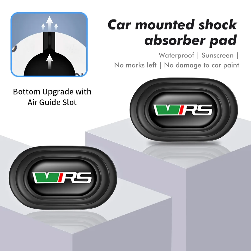 Car Door Shock Absorber Pad Car Trunk Buffer Protective Sticker For Skoda VRS Octavia 2 3 Kamiq MK3 Kodiaq Karoq Superb Fabia