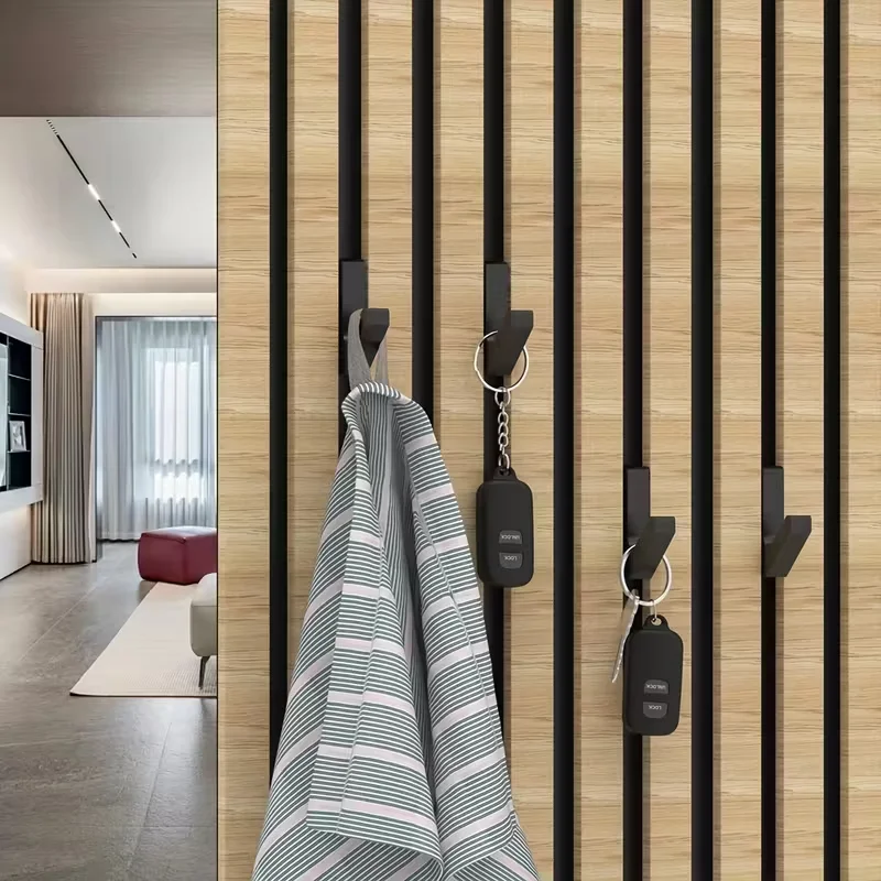 2-piece sound-absorbing board clothing hooks - drill-free hooks and storage hooks for sound insulation in home studios