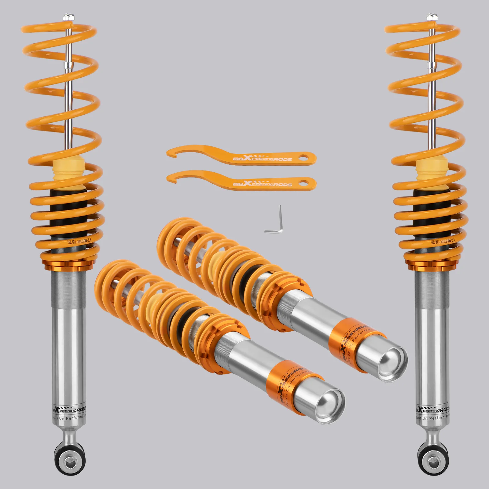 Adjustable Coilovers Suspension FOR BMW 1995-2004 5 Series E39 520i 525i 530i 535 540i Adjustable Lowering Suspension Coilovers