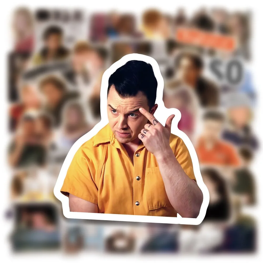 58 قطعة من حقيبة ظهر الأمتعة الجديدة للفيلم التلفزيوني المستمر للهاتف المحمول، ملصقات جرافيتي إبداعية مضحكة، هدايا العيد #5