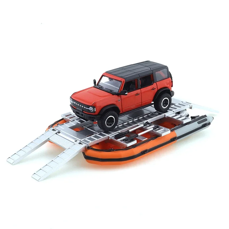 Xcartoys 1/64 Ford Bronco Gen.6 All-Terrain Crossing Gear Set รถอัลลอยด์รถยนต์โมเดลโลหะหล่อของเล่นเด็กชาย
