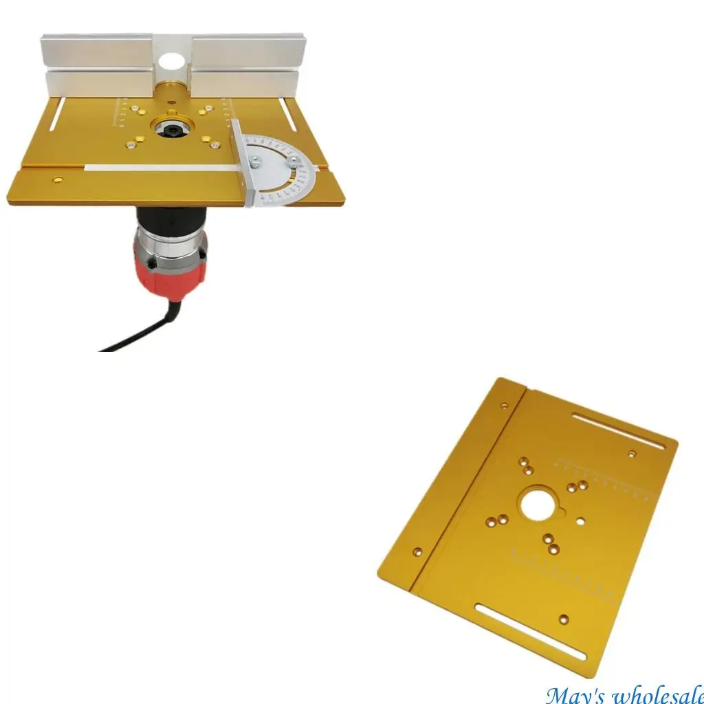 

Фрезерная пластина Алюминиевая фрезерная пластина для деревообработки Вставка фрезерного стола 448A