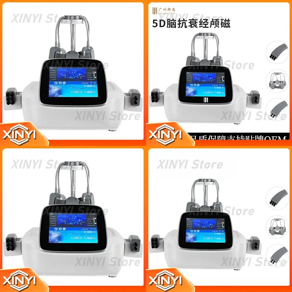 for Transcranial Magnetic Stimulator Head Cassiman Brain Anti-aging 5D Magnetic Quantum Sleep Massage Nursing Therapy
