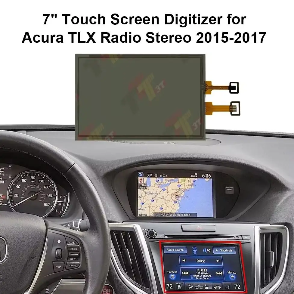7" Touchscreen-Digitizer für Acura TLX MDX und Honda Odyssey Radio Stereo-Einheit – Detail 5