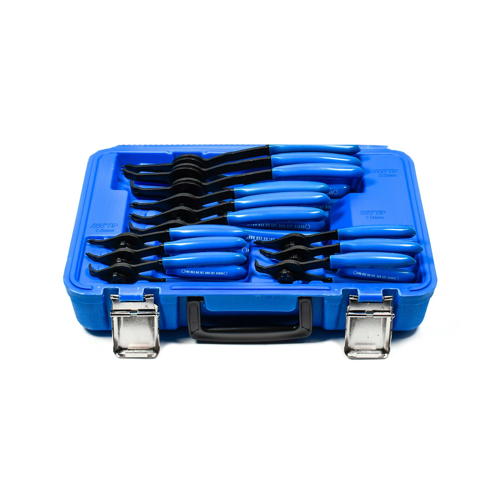 

12 Pcs Snap Ring Plier Set Versatile Retaining Snap Ring Pliers Set for 0.038in 0.047in 0.070in 0.090in