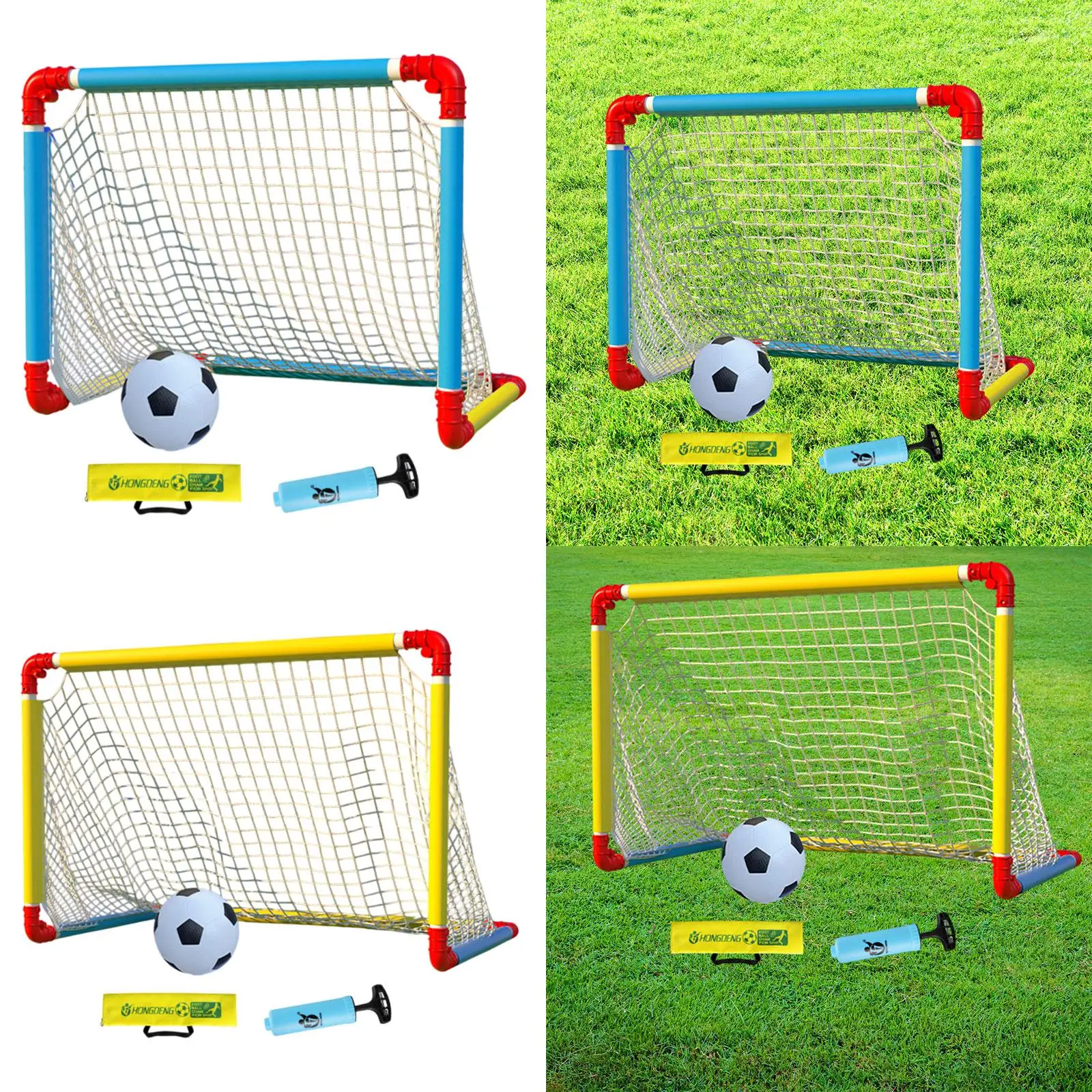 

Foldable Soccer Goal Mini Soccer Goal for Lawn Activities Outdoor Playground