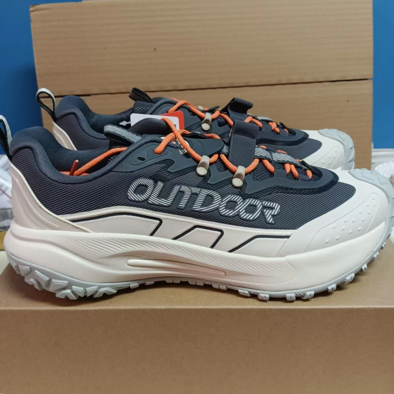 XTEP Men's Fly Stone 20 Hiking Shoes Winter New Anti-slip Wear