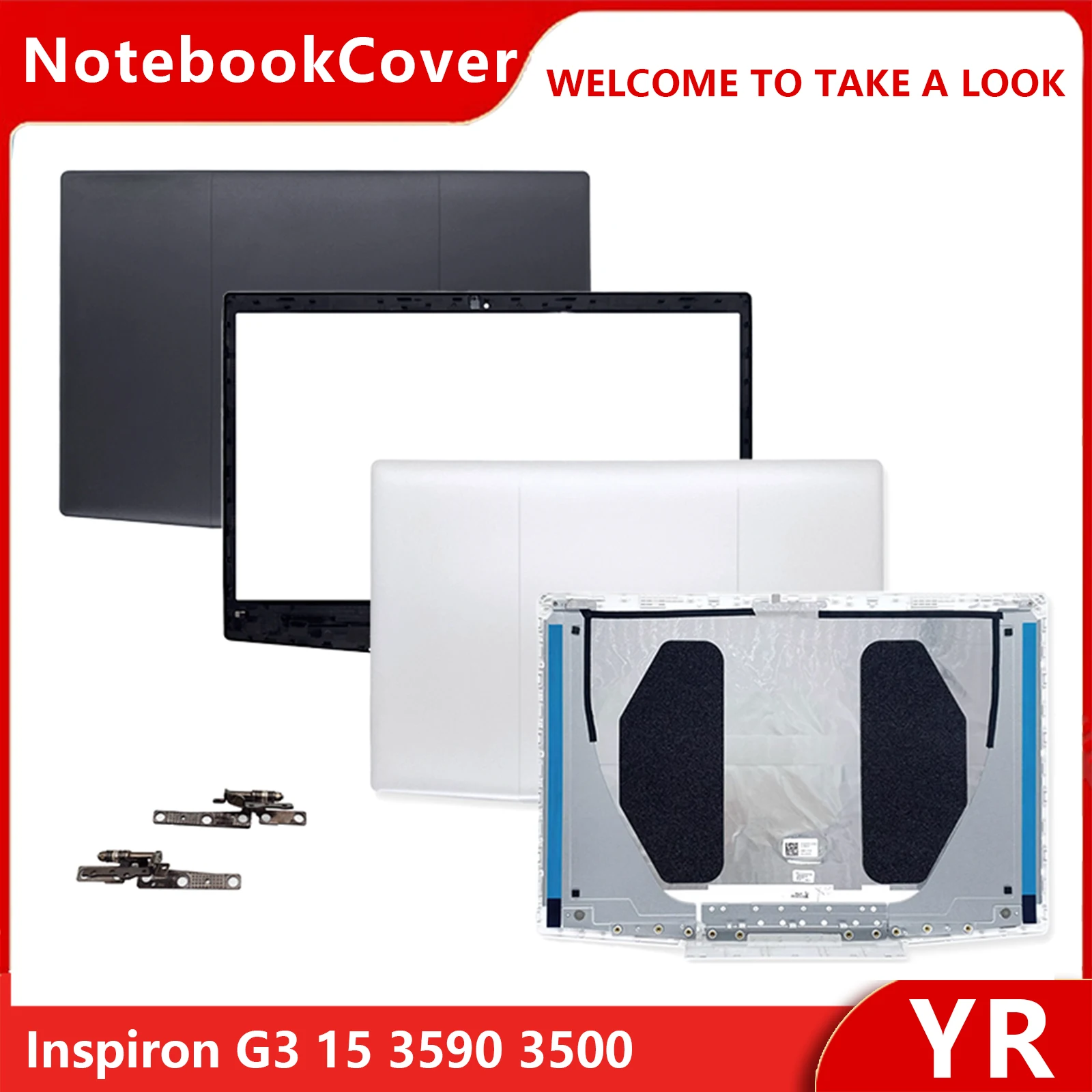 NEW For Inspiron G3 15 3590 3500 Series Laptop Shell LCD Screen Rear Lid Top Case/Back Cover/Front Bezel/Hinges