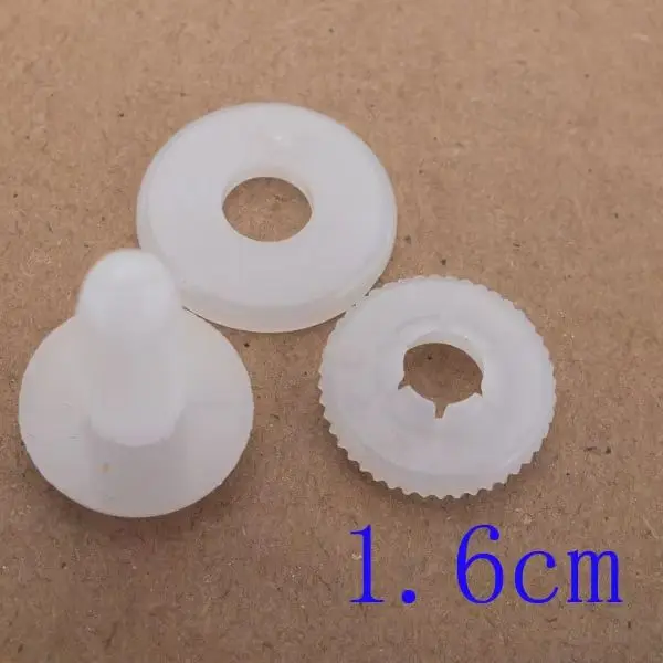 30 sets 16mm/20mm/25mm/30mm/35mm/45mm DIY craft doll toy joints-White joints, engage bolt, the engagement ,teady bear joints