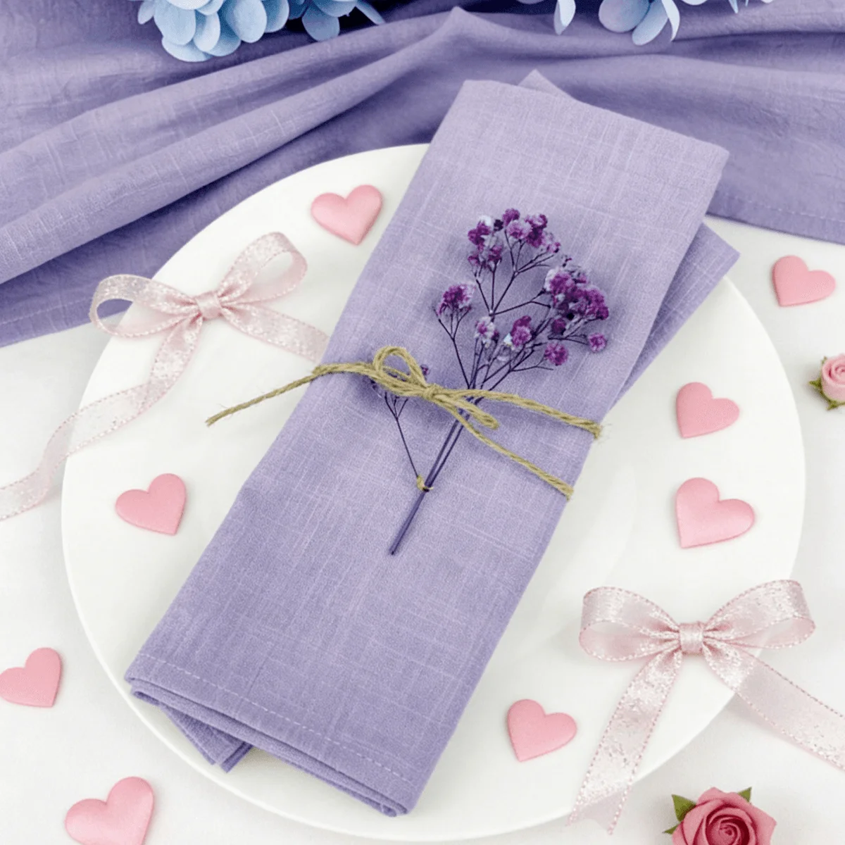 Serviettes de table 6/12 pièces pour la cuisine et la décoration de la maison, sets de table durables, tables de cuisine réutilisables, décorations de mariage