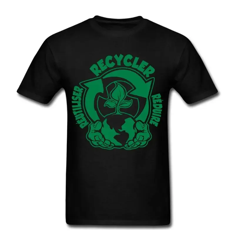 Recycler Reuse Reduce Life Health Fitness T shirt tee