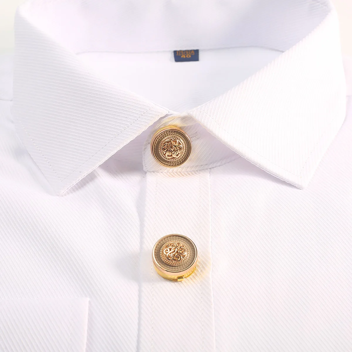 2pcs Button Cufflinks Luxury Metal Button Cover Shirt Button Clip Retro Sleeve Button for Men and Women Dress Button Decoratio