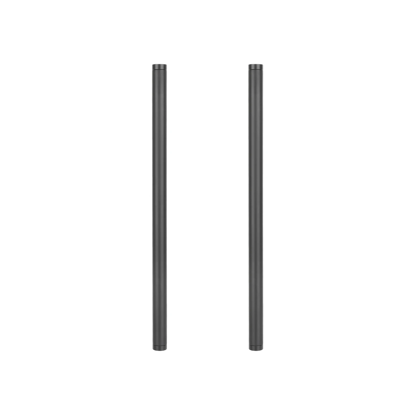 CAMVATE-Par De Haste De Alumínio Para Kit De Ombro Rig, Suporte De Varas, Plugs Extremidade, 13.78 "Longo, 19mm, 2Pcs