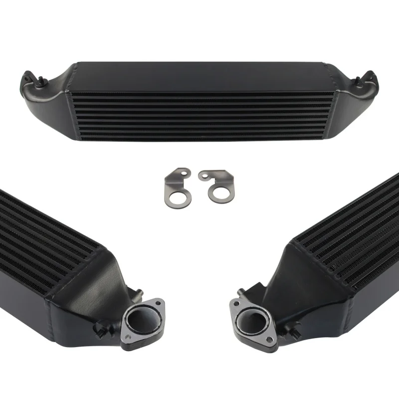Upgrade Motorsports Bar & Plate Ladeluftkühler-Kit für 2022-2025 Honda Civic 1.5T 1.5L Motor Aluminium Schwarz/Silber