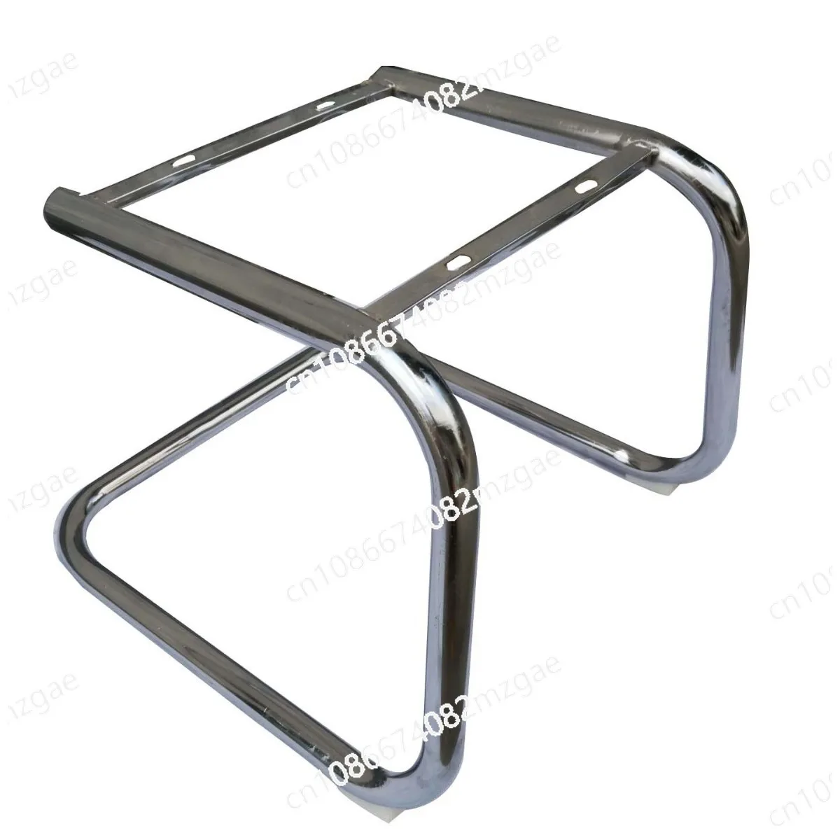 Office swivel chair accessories, chrome-plated hardware cross, electroplated tripod, chair fixing base