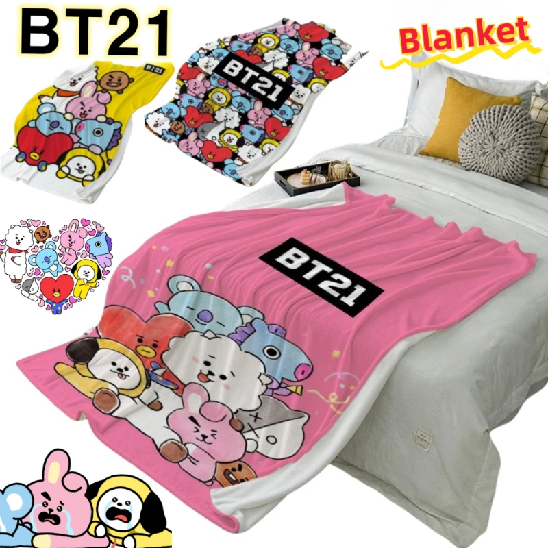 

BT21 RJ Koya Chimmy творческое индивидуальное студенческое общежитие одеяло мягкий и удобный диван для гостиной и офиса