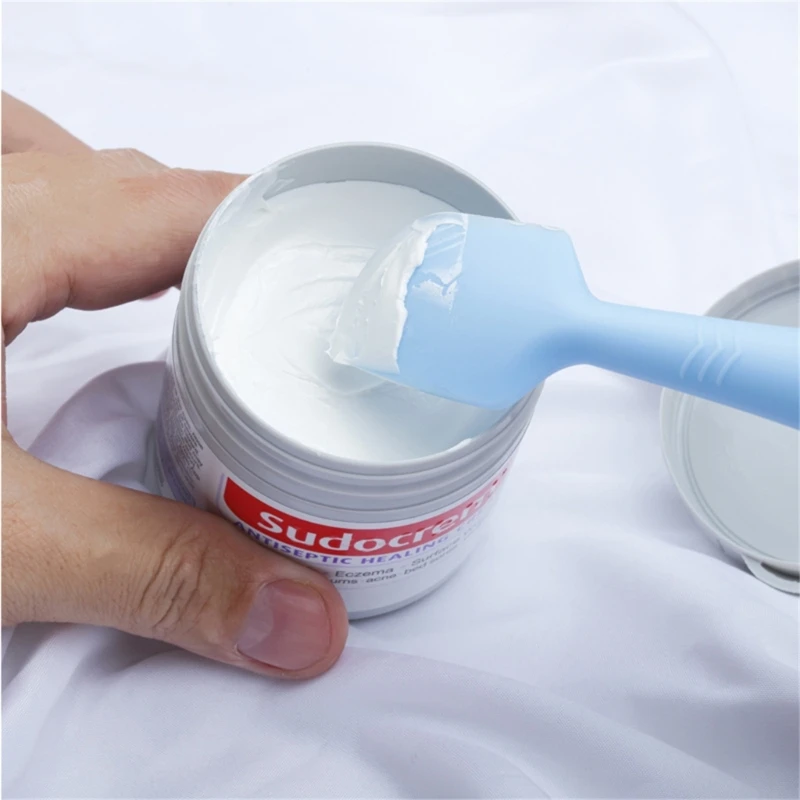 2PCS Diaper Cream Spatula Infant Butt Brush for Butt Paste Diaper Cream Flexible Silicone Soft Baby Butt Cream Spatula