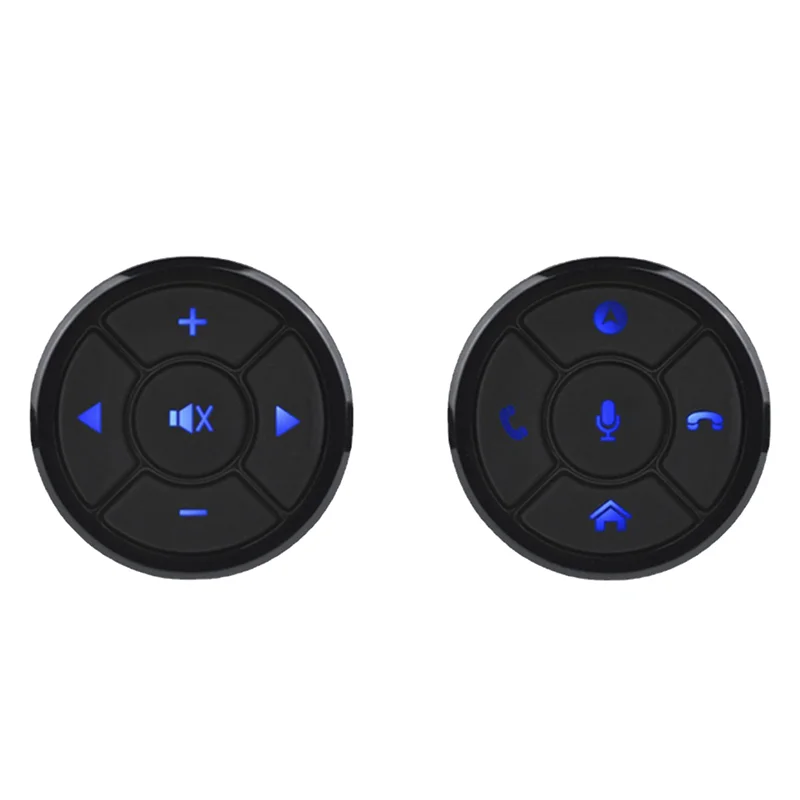 ABUM-2PCS عجلة توجيه سيارة مفتاح التحكم الذكية اللاسلكية التحكم عن بعد زر عدة لسيارة الملاحة DVD التحكم في التوجيه