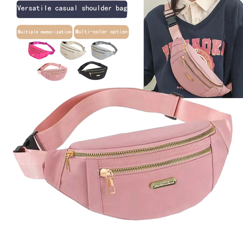 

Neutral Style Bags - Men's and Women's Waist Bags Suitable for Business Trips and Tourism Nylon Material. Various Colors.