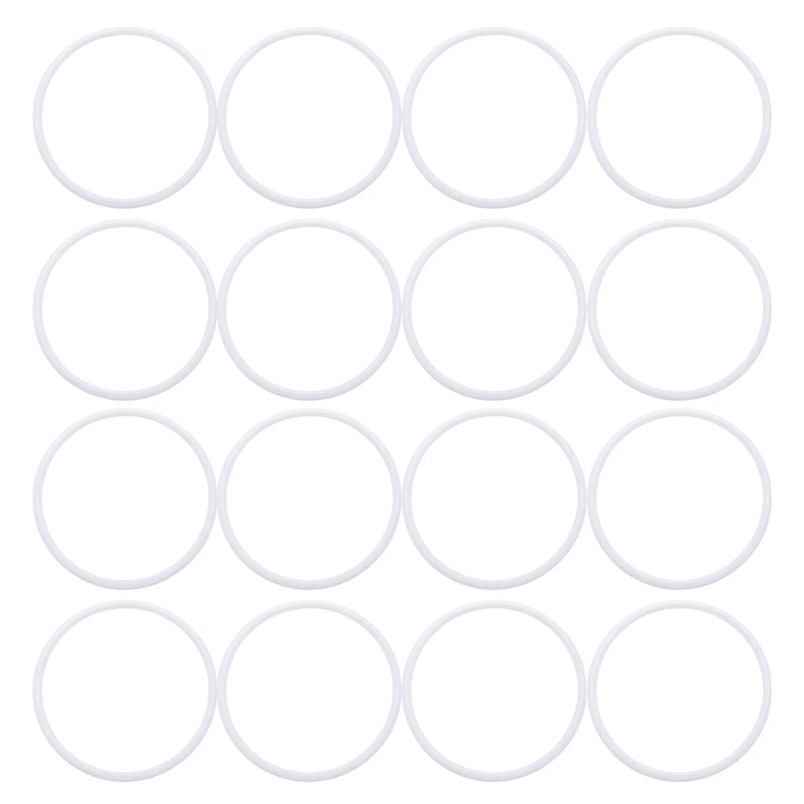 20Pcs Dreamcatcher Round Plastic Rings White Circles DIY Craft Hoops for Dream Catcher Material Accessories 11Cm