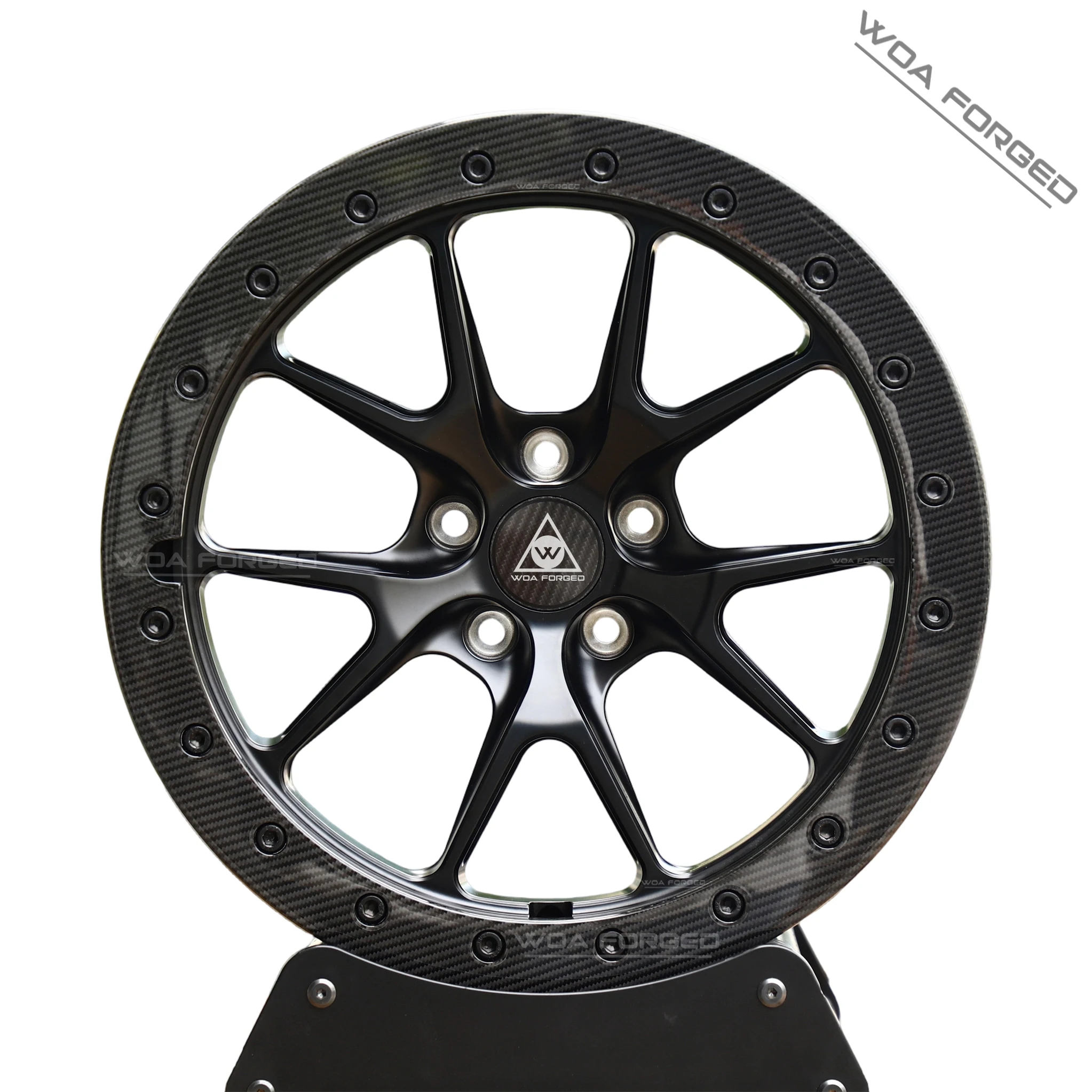 تخصيص 6061T6 WOAFORGED VS-5RS عجلات مزورة 18-22 بوصة سيارة الركاب طبق عميق كروم مصقول Beadlock التحديثية/ترقية