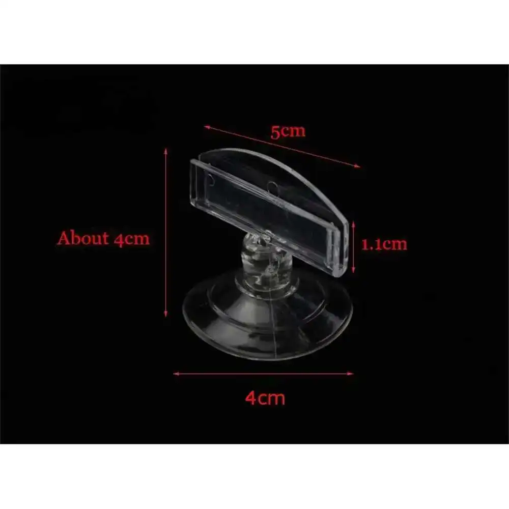 Pop Suction Sucher Cup Stable Base Clear Sign Display Promotion Price Tag Clips Holders Strong Succk Name Card Holder Rack