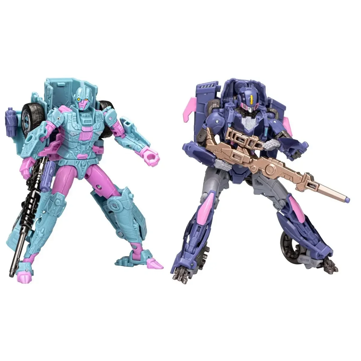 Transformers Toys Legacy Evolution Deluxe Senate Guard Autobot Javelin & Ascenticon Kaskade Deadeye Duel 2-Pack Action Figures