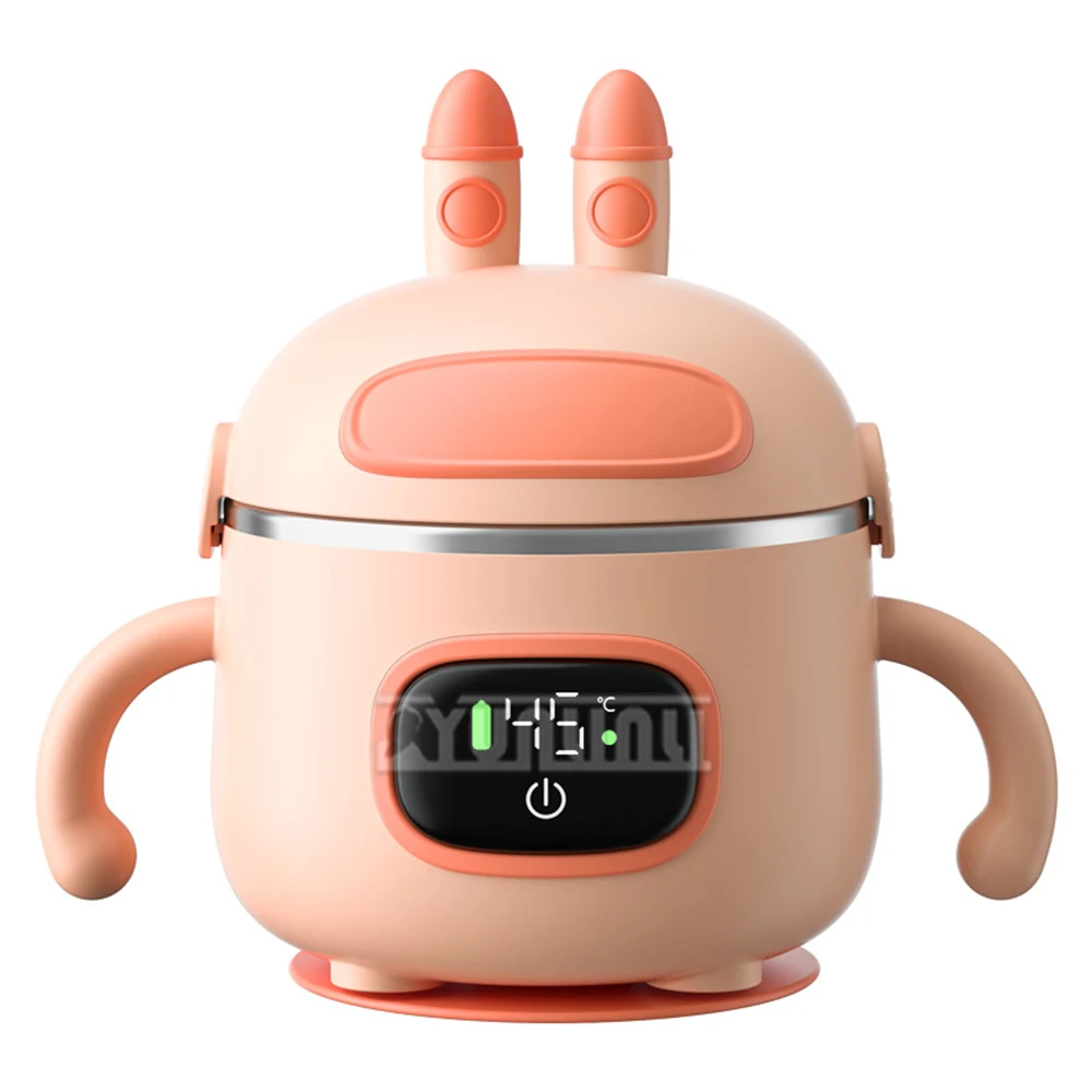 وعاء عازل من الفولاذ المقاوم للصدأ للأطفال ذو نوعية جيدة، وعاء تسخين ذكي، وعاء طعام تكميلي