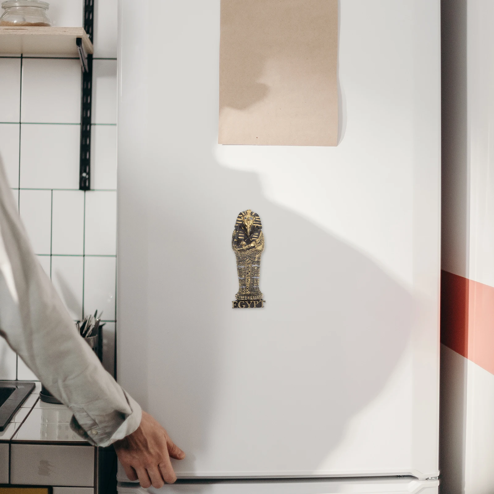 

Egypt Pharaoh Decorative Sticker Refrigerator Magnet Pinning Fridge Adorn Artwork Retro Egypt Magnet Home Kitchen Office